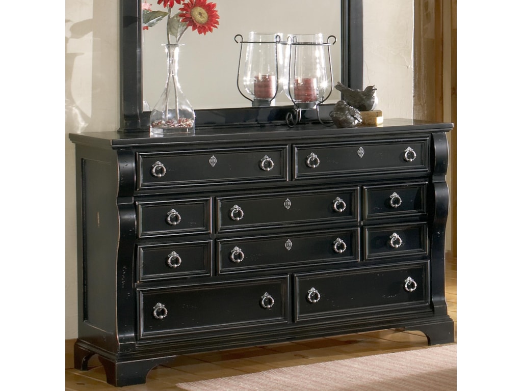 American Woodcrafters HeirloomTriple Dresser