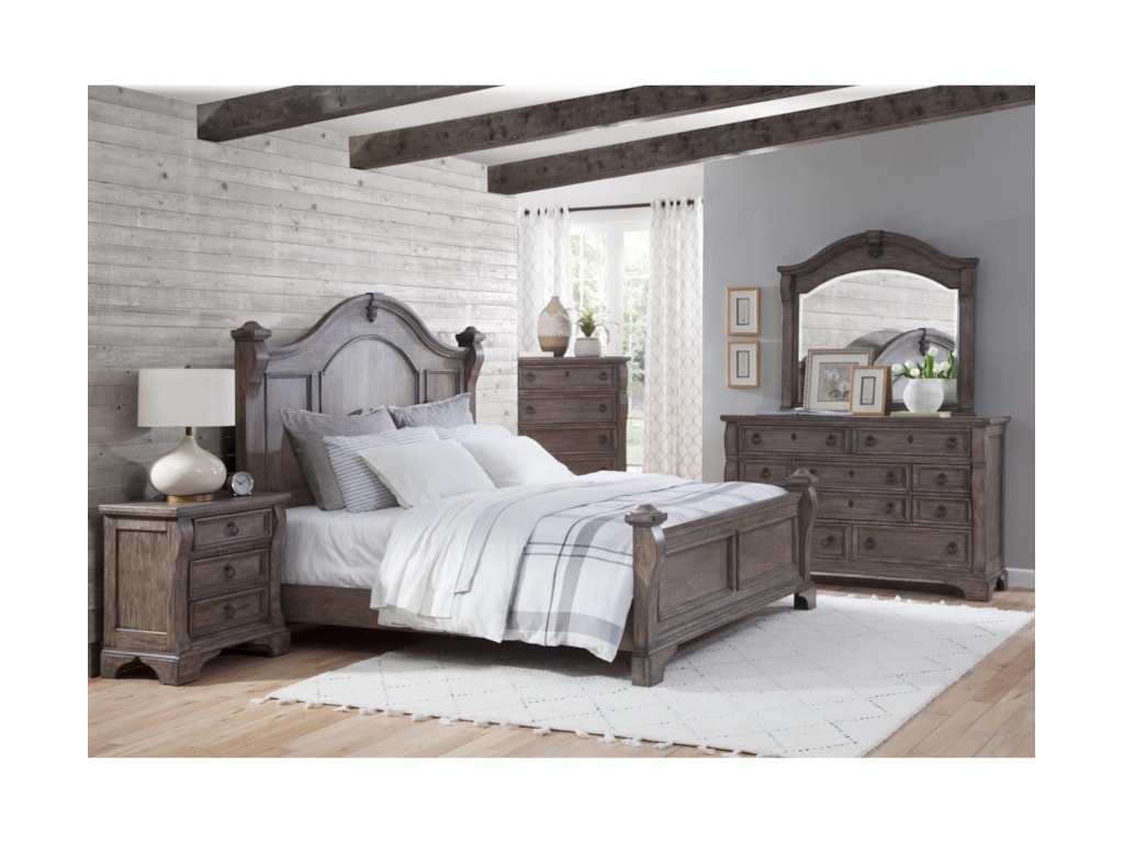 American Woodcrafters HeirloomQueen Poster Bed