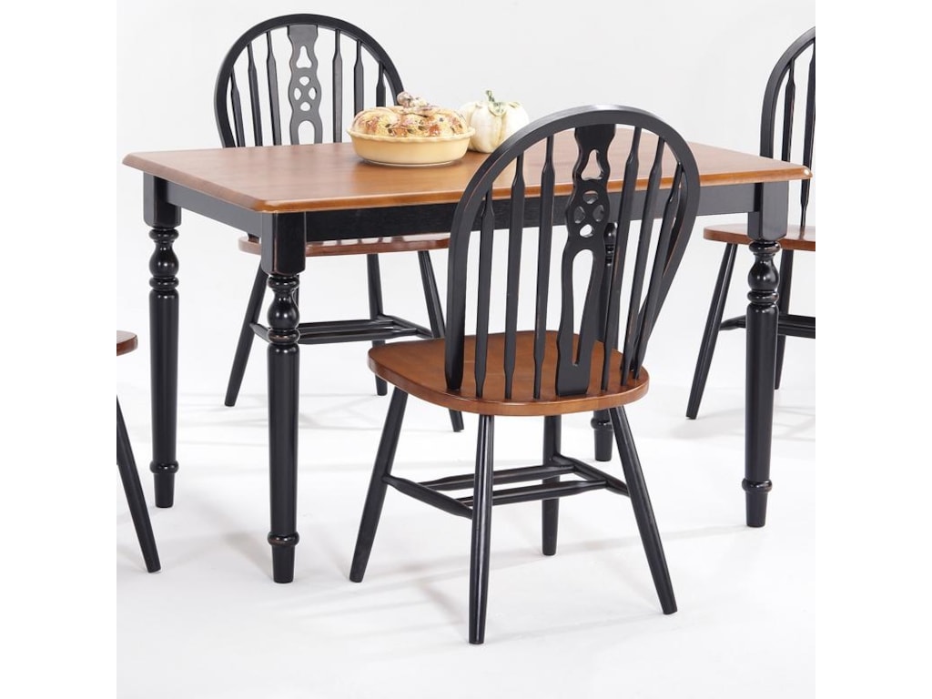 Amesbury Chair Farmhouse and Traditional WindsorRectangular Table