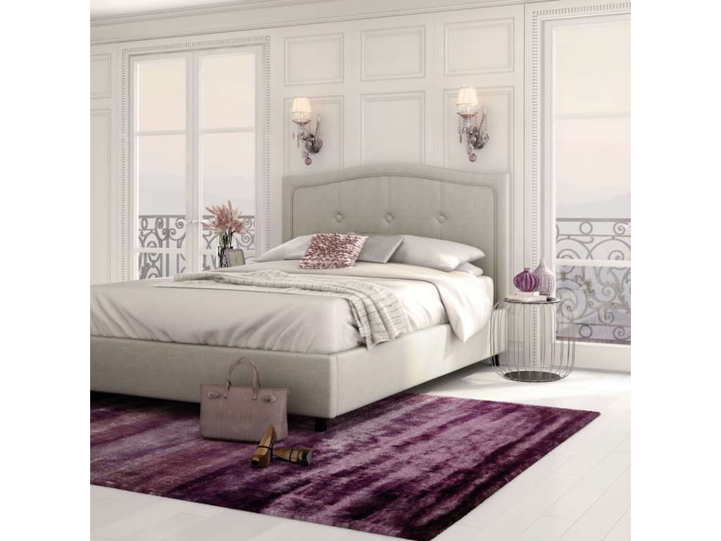 Amisco BoudoirKing Crocus Upholstered Bed