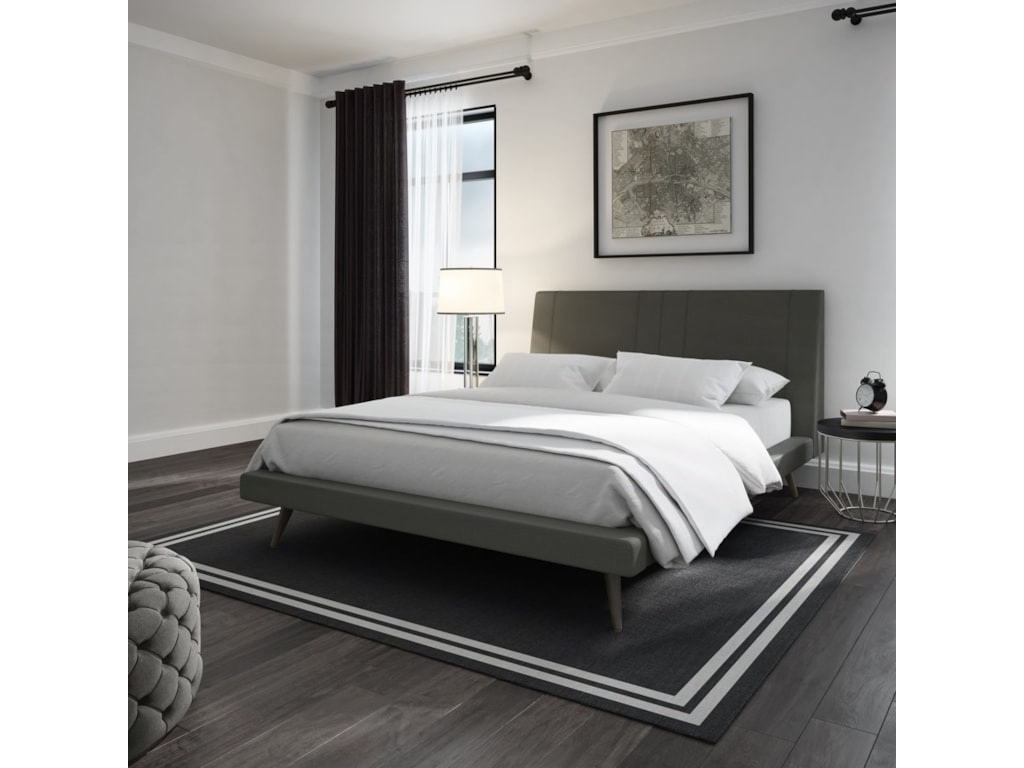 Amisco BoudoirFull Hailey Upholstered Bed