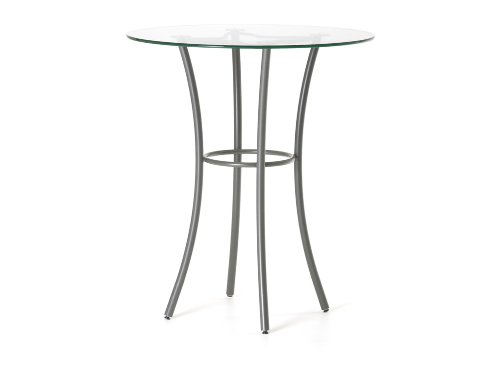 Amisco Tables Amisco Contemporary Lotus Bar Height Table With