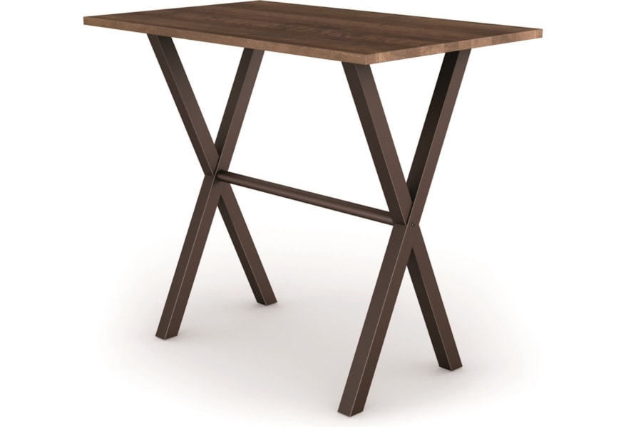 Amisco Zoom Dining Table With Wood Extension Top Alfa Dinettes