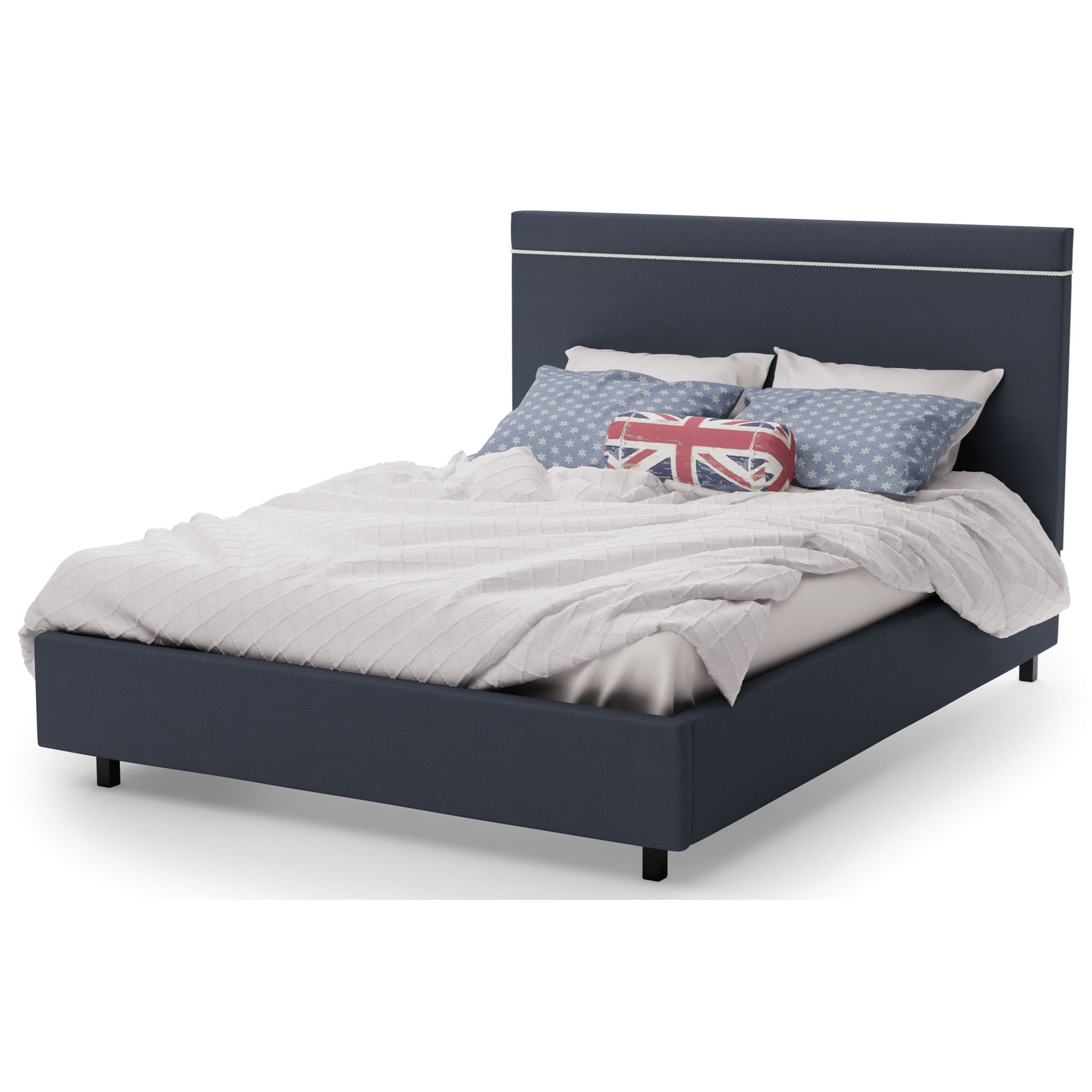Amisco Urban Customizable Full Breeze Storage Upholstered Bed