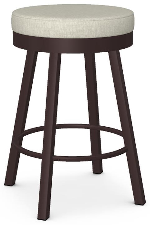 Amisco Urban Customizable 26 Counter Height Rudy Swivel Stool Belfort Furniture Bar Stools