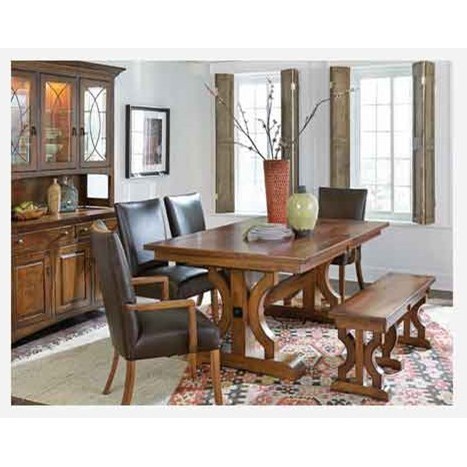 Amish Impressions By Fusion Designs Caspian Table Mueller Furniture Dining Tables