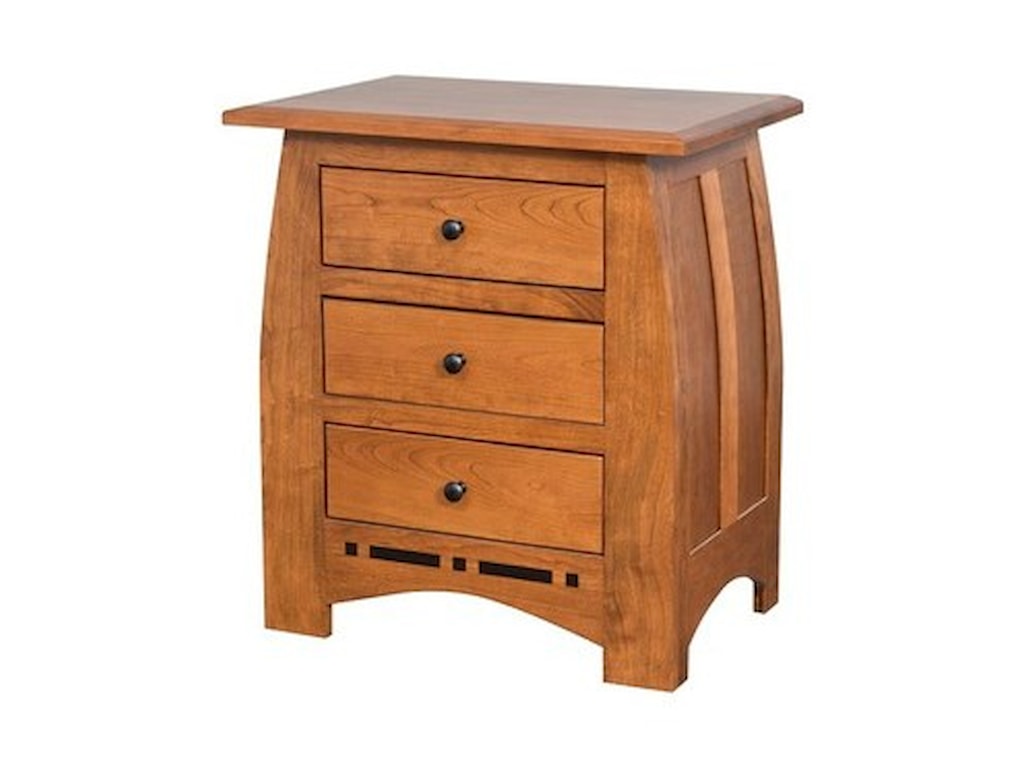 Amish Impressions By Fusion Designs Hayworth Night Stand Morris