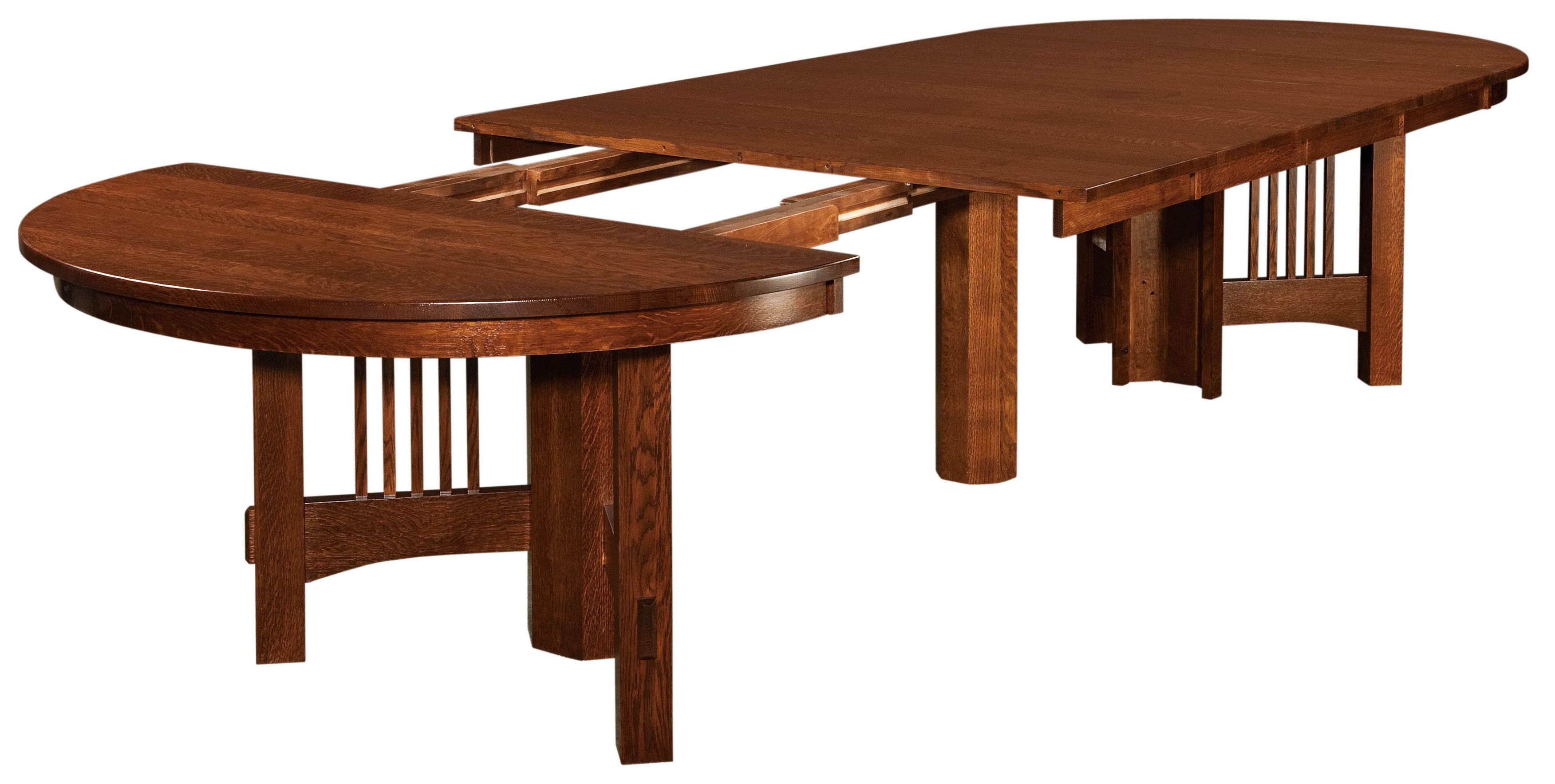 Amish Impressions By Fusion Designs Heartland 48 Round Expandable Dining Leg Table Mueller Furniture Kitchen Table