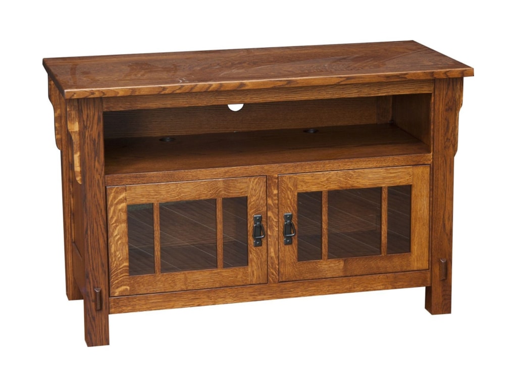 Amish Impressions By Fusion Designs Medallion Small Tv Amish Impressions By Fusion Designs Medallion Small Tv Cabinet With Adjule Shelves