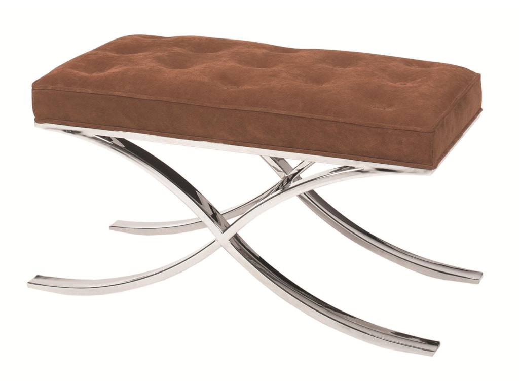 Aquarius AquariusMarilyn Leather Ottoman