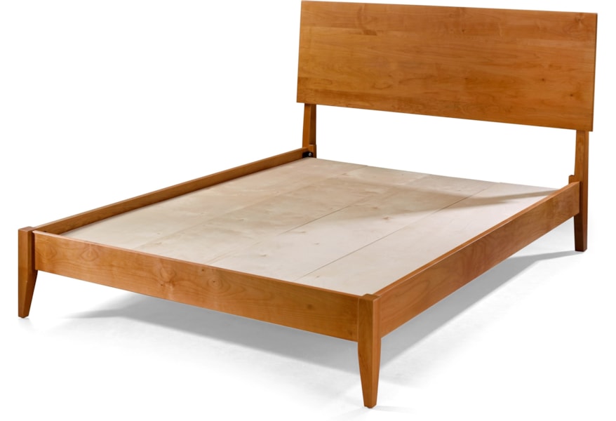 Archbold Furniture 2 West Queen Modern Platform Solid Wood Bed Gill Brothers Furniture Platform Beds Low Profile Beds