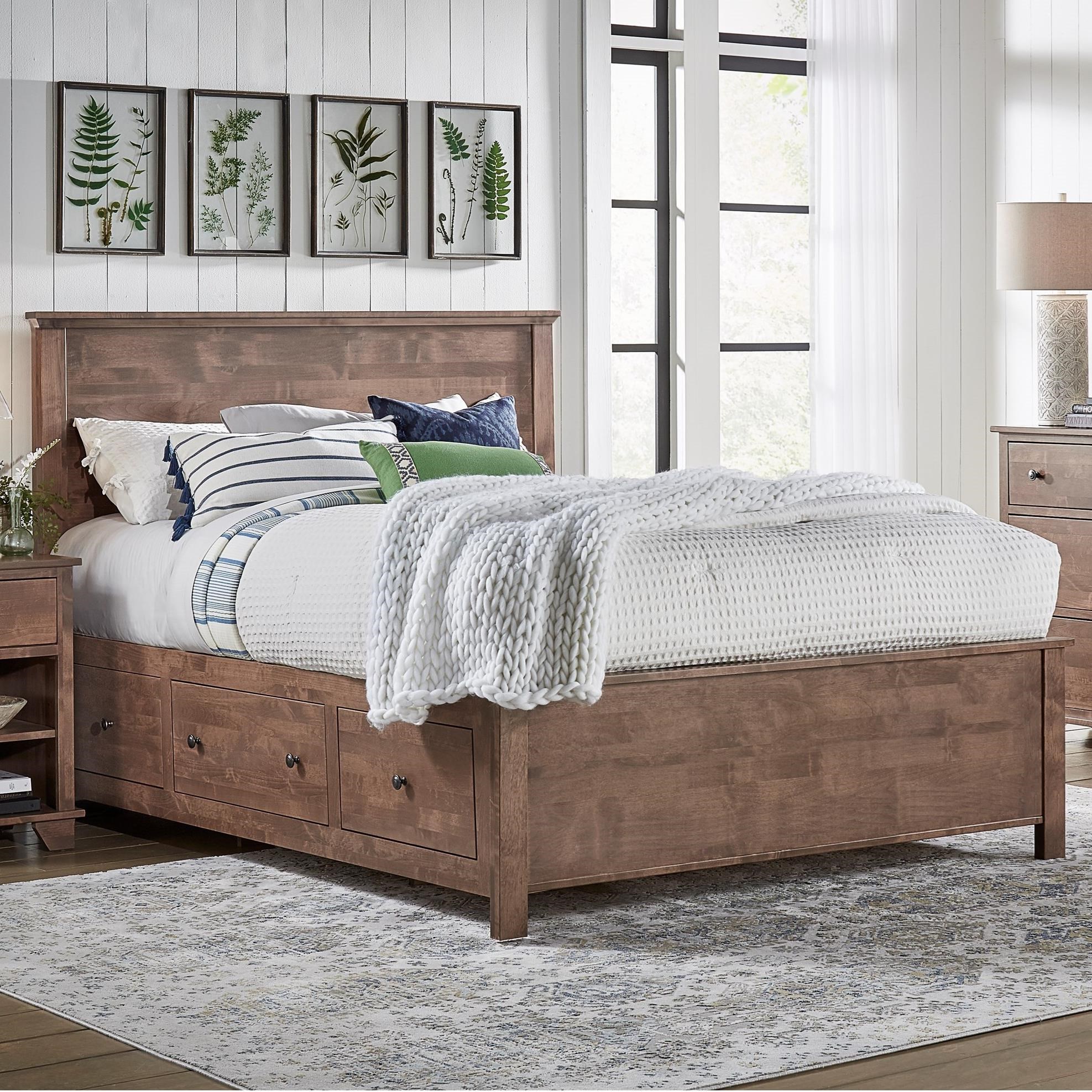 Archbold Furniture Heritage Queen Elevated Storage Bed With 6 Drawers Furniture And Appliancemart Panel Beds