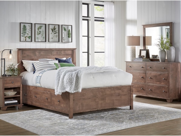 Elevated Storage Bed Bedroom Group