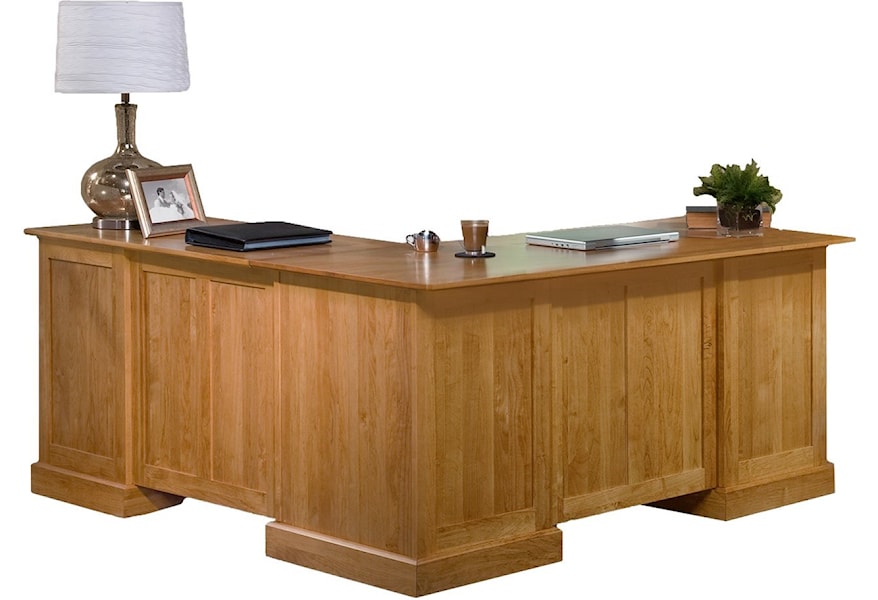 Archbold Furniture Executive Home Office American Made L Shape