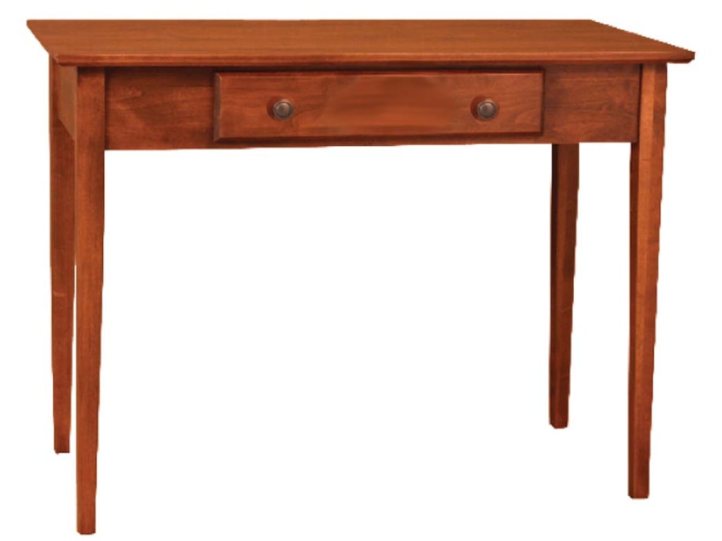 Archbold Furniture Alder Shaker 1 Drawer Writing Table Darvin Archbold Furniture Alder Shakerwriting Table
