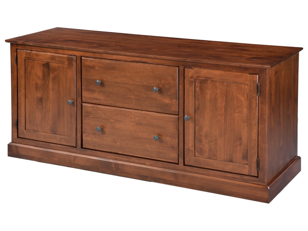 Archbold Furniture Alder Shaker Home OfficeCredenza