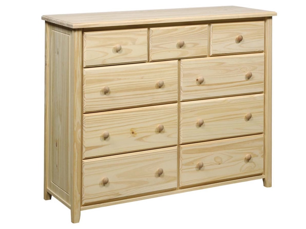 Archbold Furniture Bay Harbor Solid Wood 9 Drawer Dresser Novello Archbold Furniture Bay Harbor9 Drawer Dresser