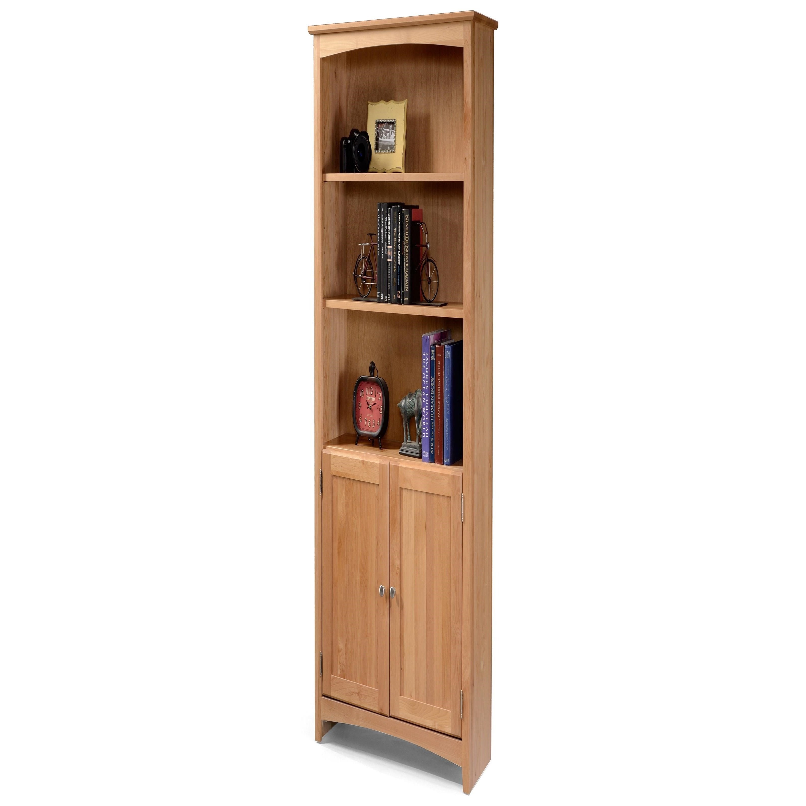 Archbold Furniture Bookcases Solid Wood Alder Bookcase With