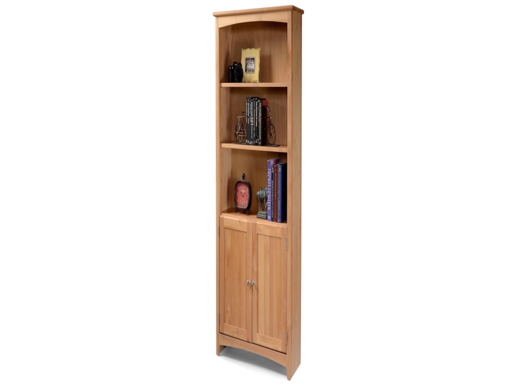 Archbold Furniture Bookcases Solid Wood Alder Bookcase With