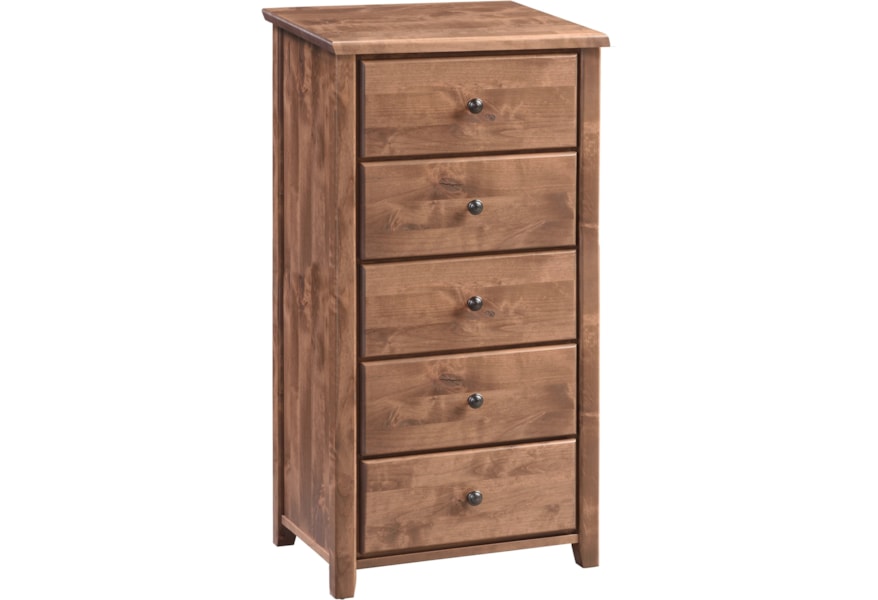 Archbold Furniture Fulton Bedroom 6446 Solid Wood 5 Drawer Lingerie Chest Gill Brothers Furniture Lingerie Chests