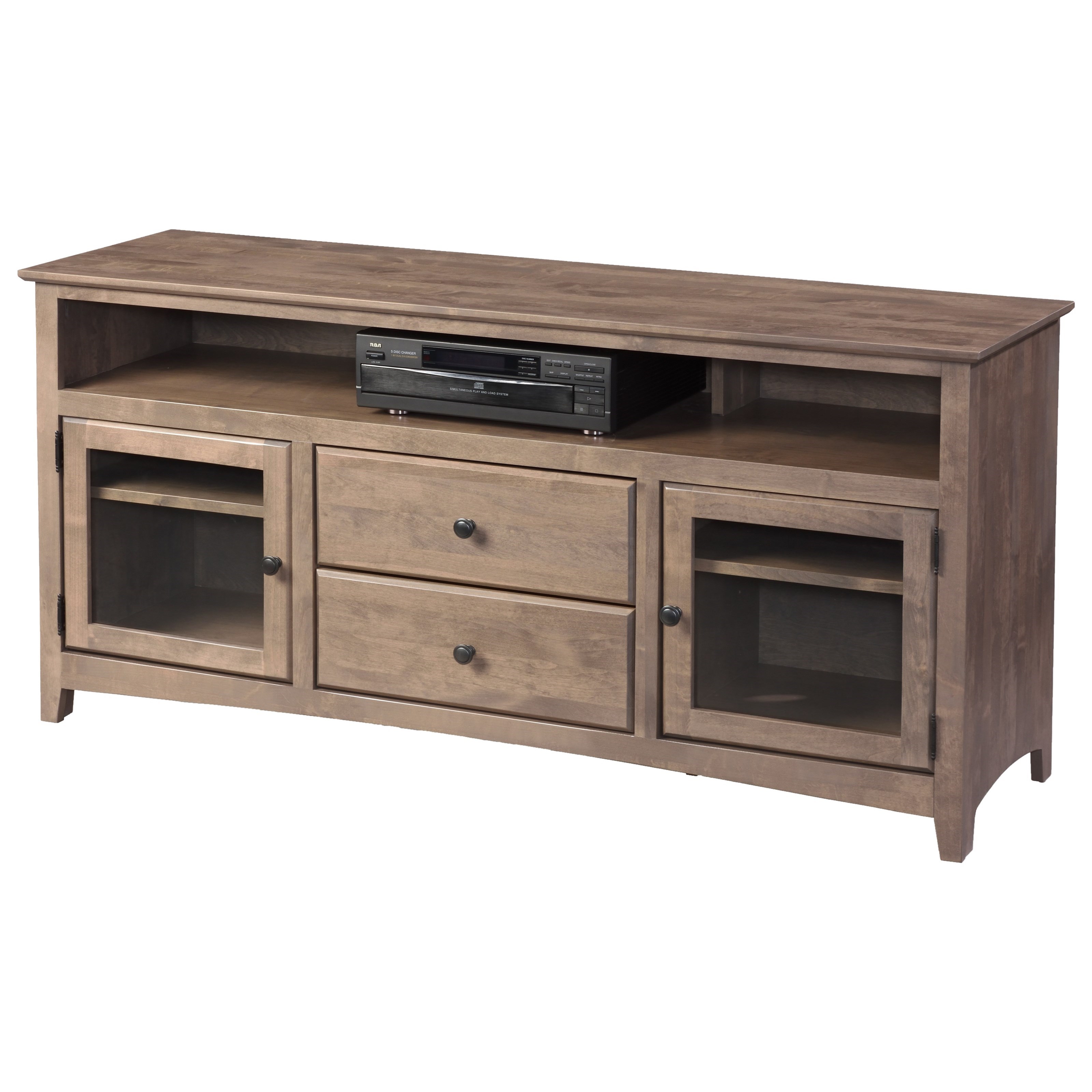 Archbold Furniture Shaker Entertainment 62 Tv Console With Sound Bar Opening Westrich Furniture Appliances Tv Stands