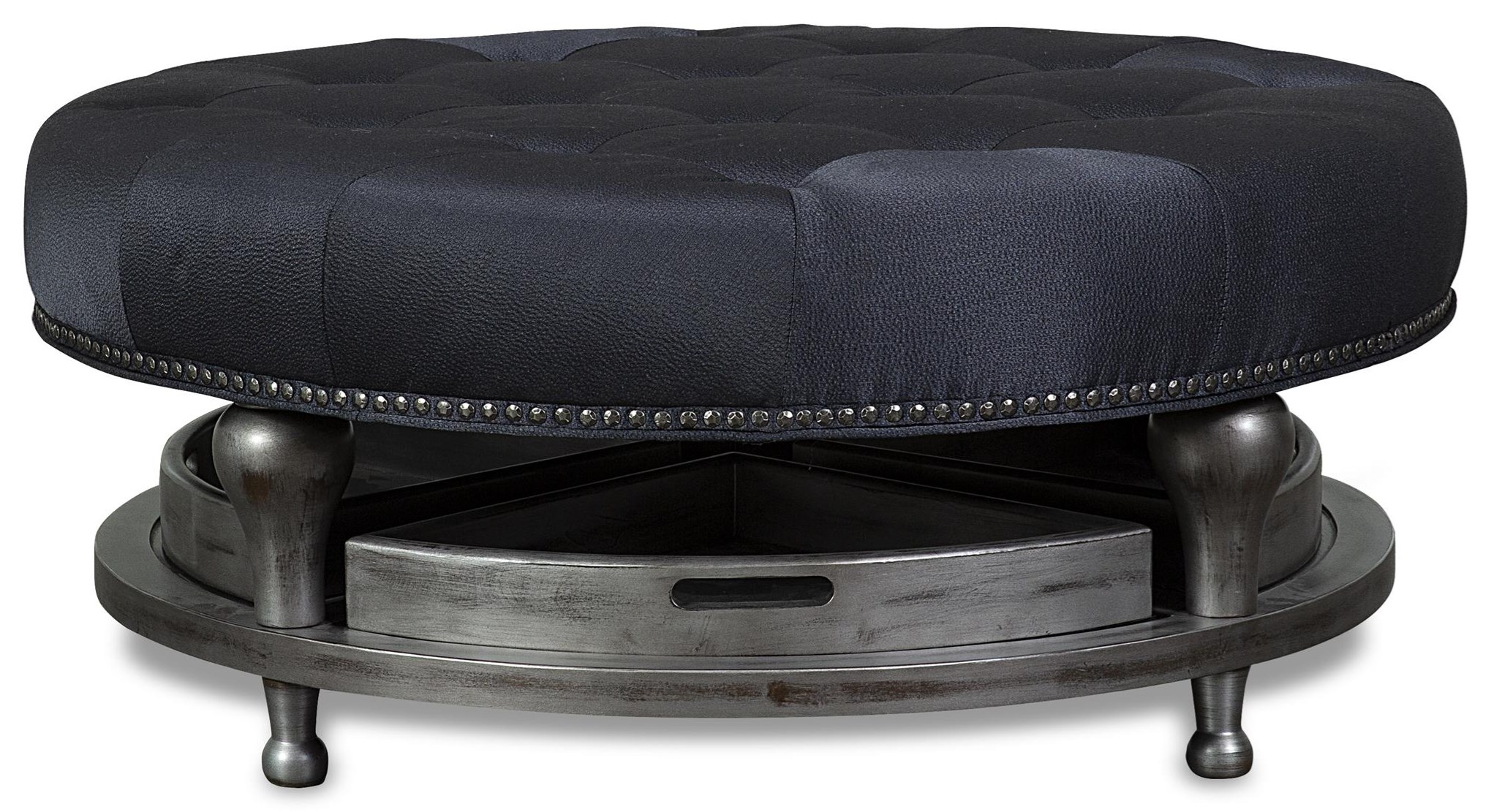 cocktail ottoman tray