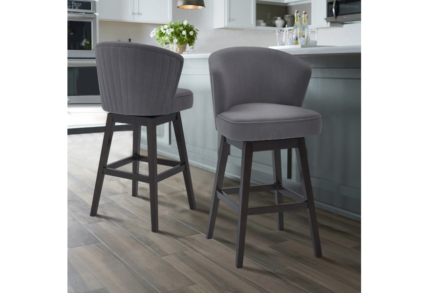 photo Wood Counter Height Swivel Bar Stools brandy 26 counter height wood swivel barstool