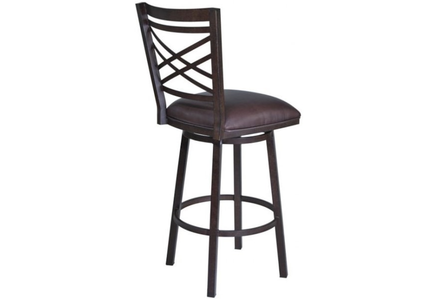 Armen Living Fargo 26 Barstool With Upholstered Seat Darvin Furniture Bar Stools