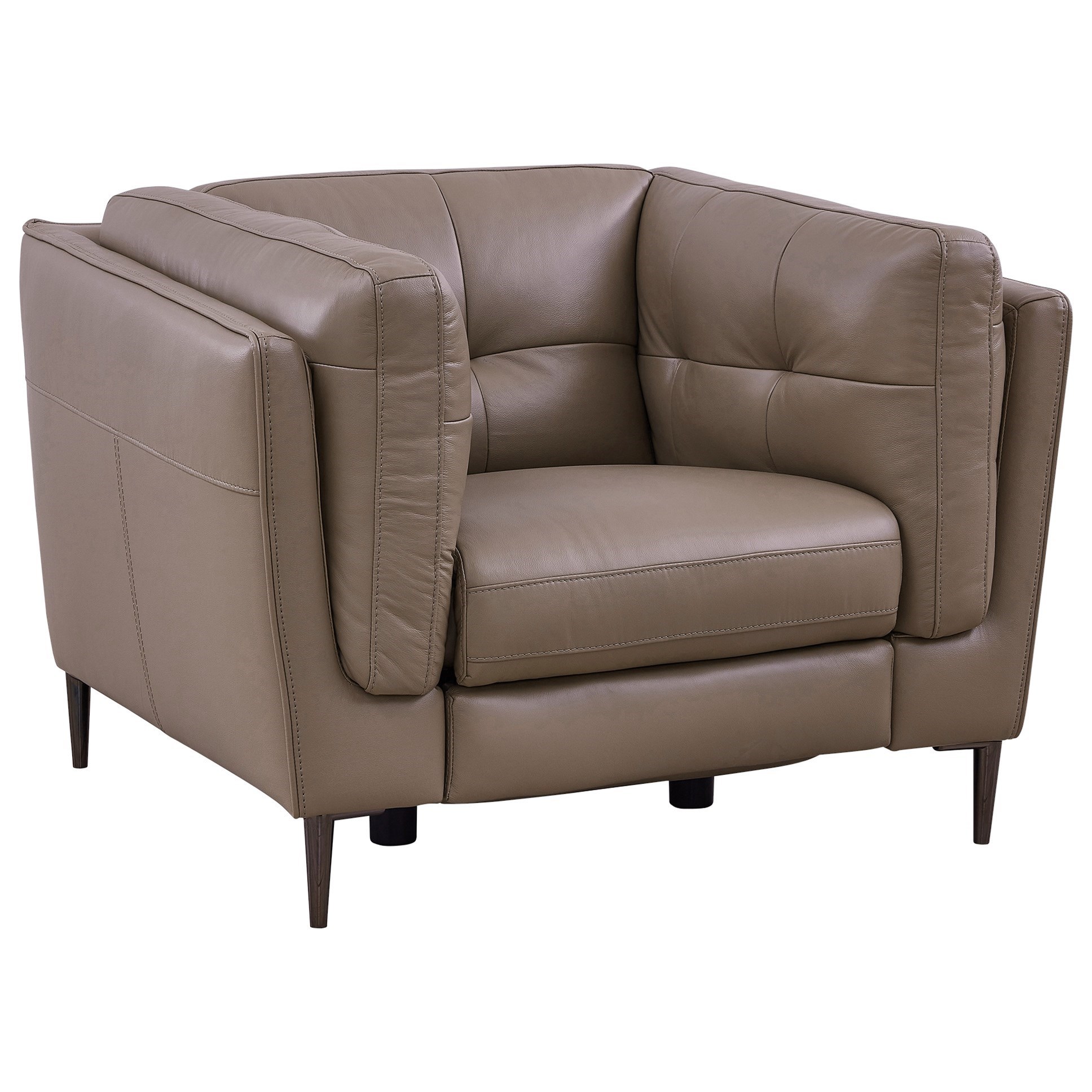 Primrose Mid Century Modern Leather Power Recliner Chair With Usb Port Sadler S Home Furnishings Recliners