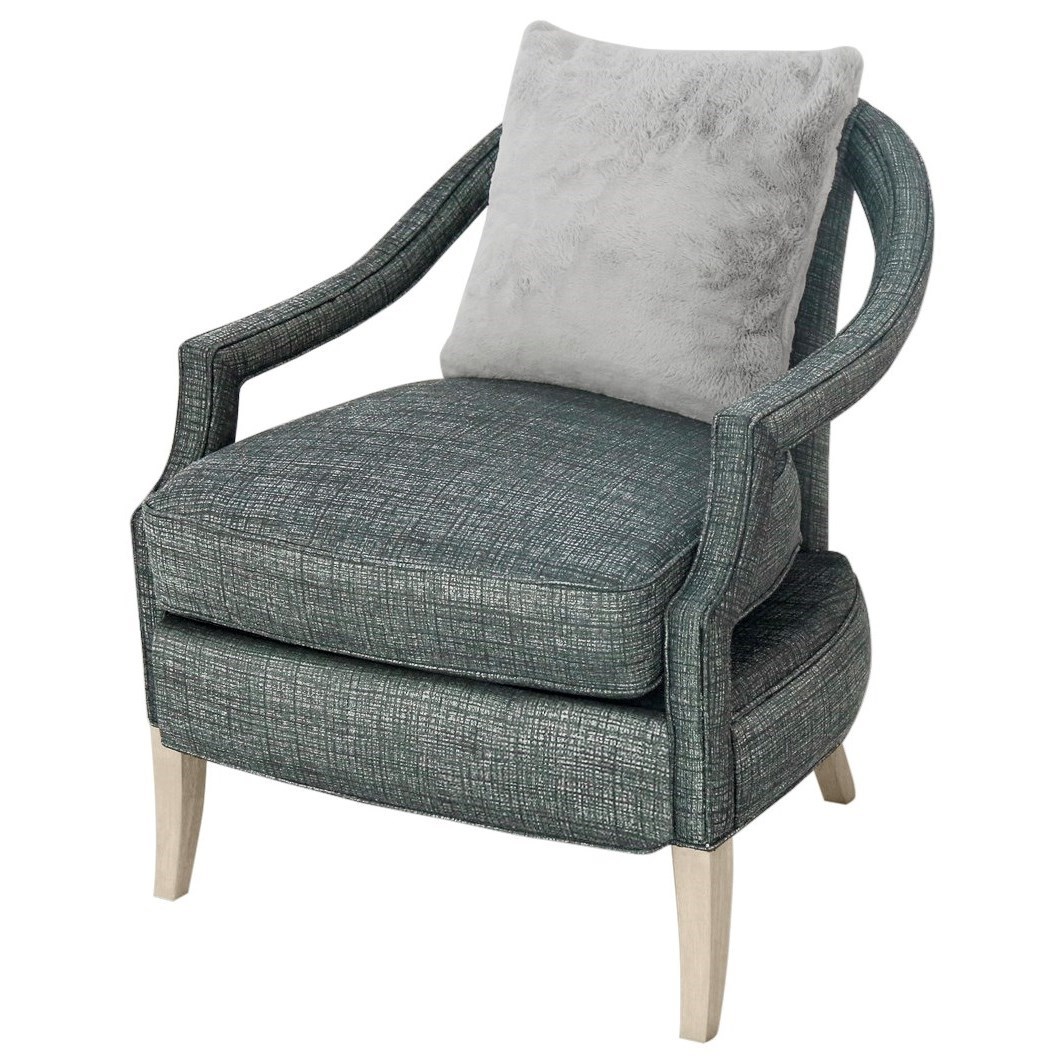 A R T Furniture Inc La Scala Upholstery Contemporary Accent Chair