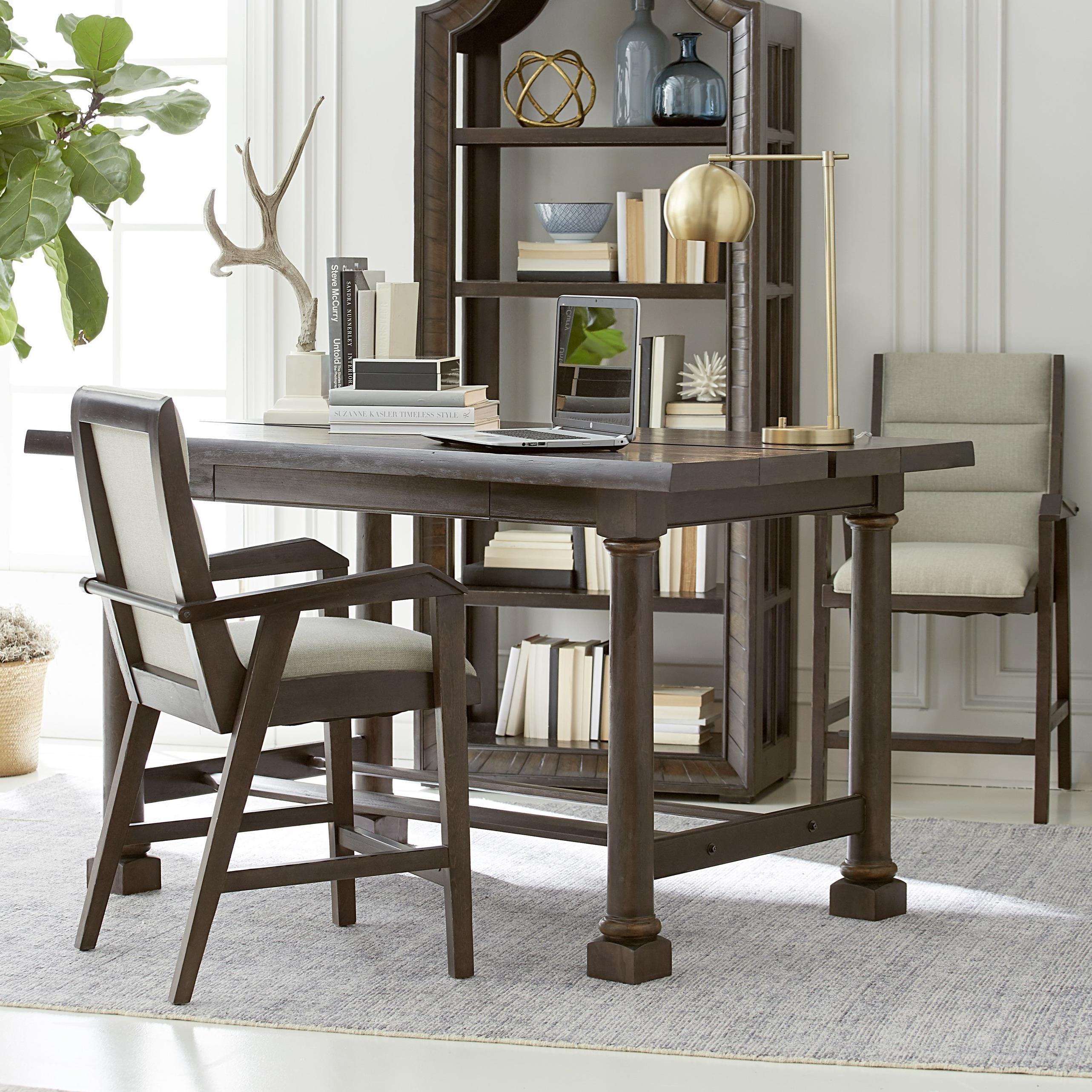 A R T Furniture Inc American Chapter 3 Piece Live Edge Activity Table Set Hudson S Furniture Pub Table And Stool Sets