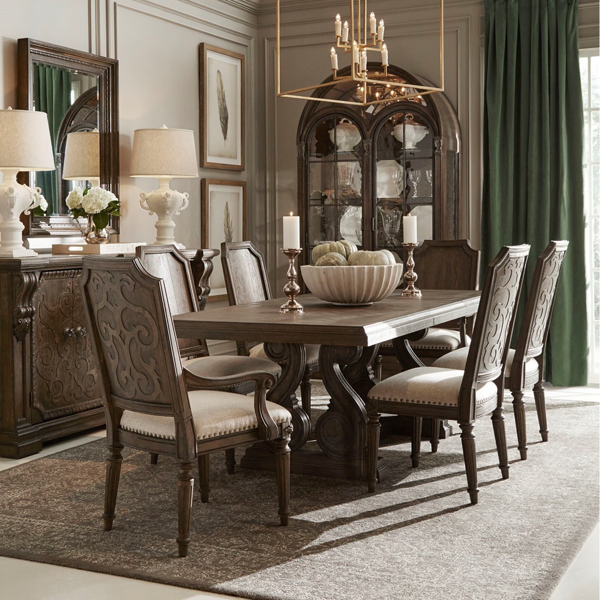 A R T Furniture Inc Vintage Salvage Dining Room Group Story Lee Furniture Formal Dining Room Groups