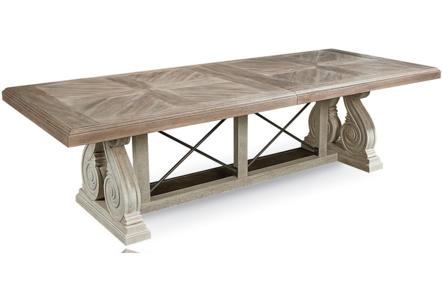A R T Furniture Inc Arch Salvage 233221 2802 Pearce Dining Table Baer S Furniture Dining Tables