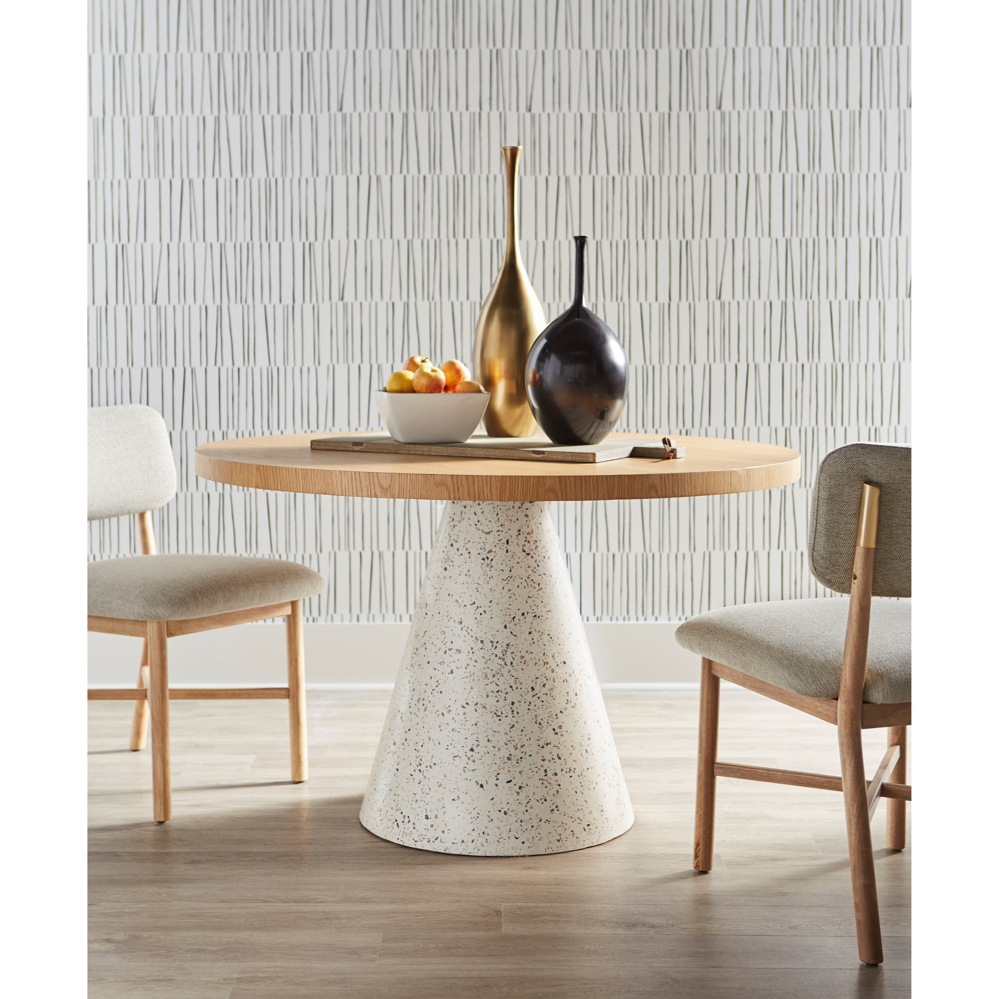 A R T Furniture Inc Bobby Berk Mid Century Modern Table And Chair Set Hudson S Furniture Dining 3 Piece Sets