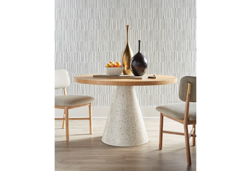 A R T Furniture Inc Bobby Berk Mid Century Modern Table And Chair Set Hudson S Furniture Dining 3 Piece Sets