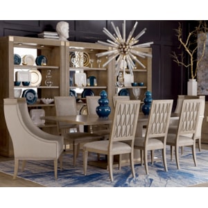 A R T Furniture Inc Cityscapes 9 Piece Bedford Rectangular Dining