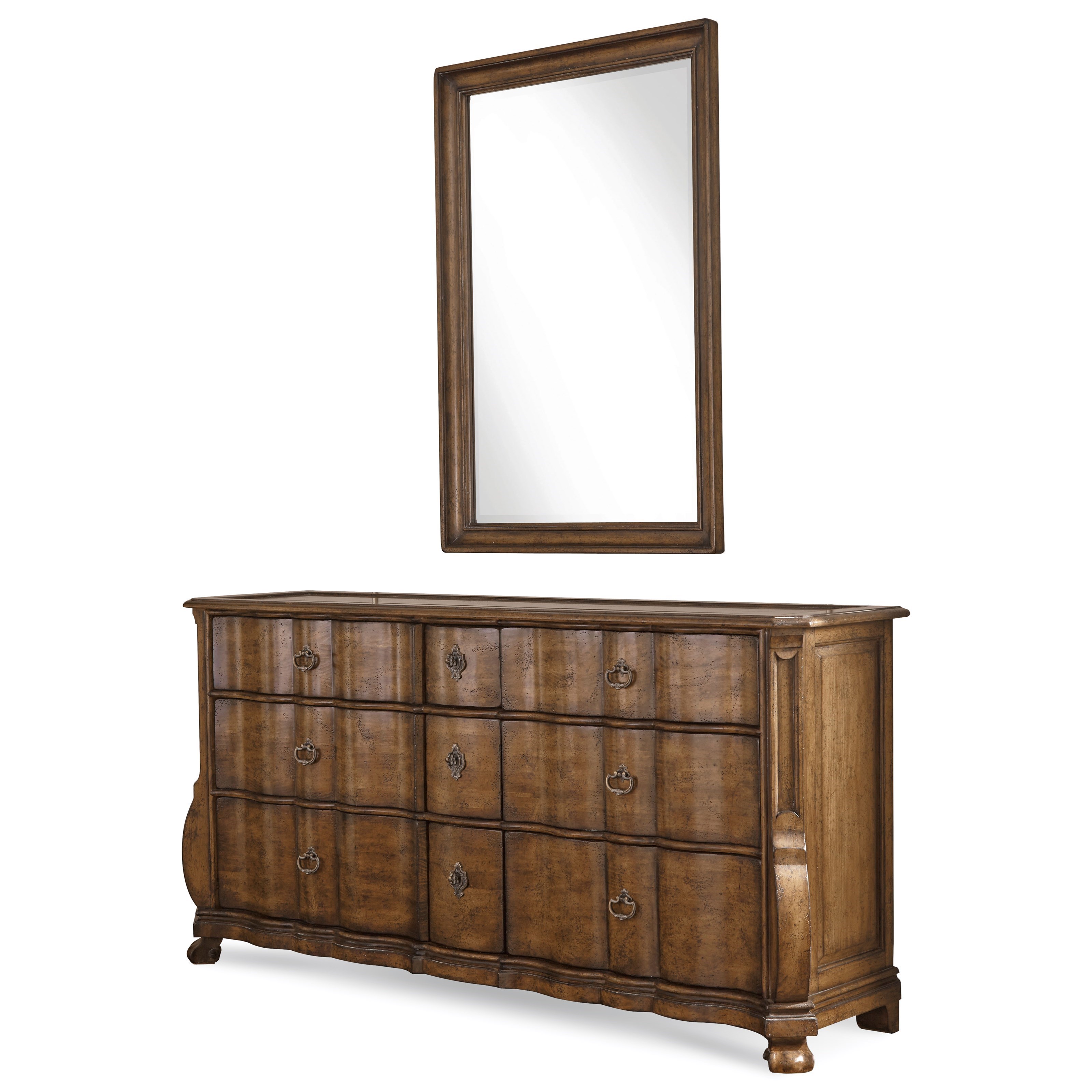 Art Furniture Inc Continental Traditional 9 Drawer - 