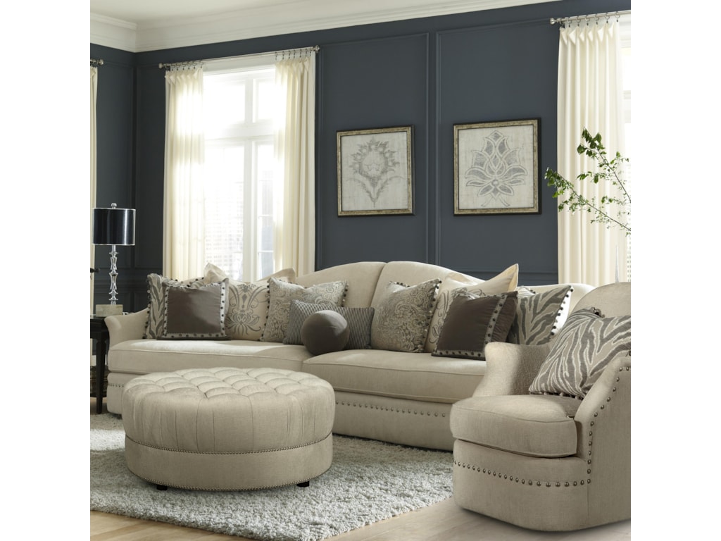 Markor Furniture Amanda Ivory 2 Piece Sofa Sectional With Camel Markor Furniture Amanda Ivory2 Piece Sectional