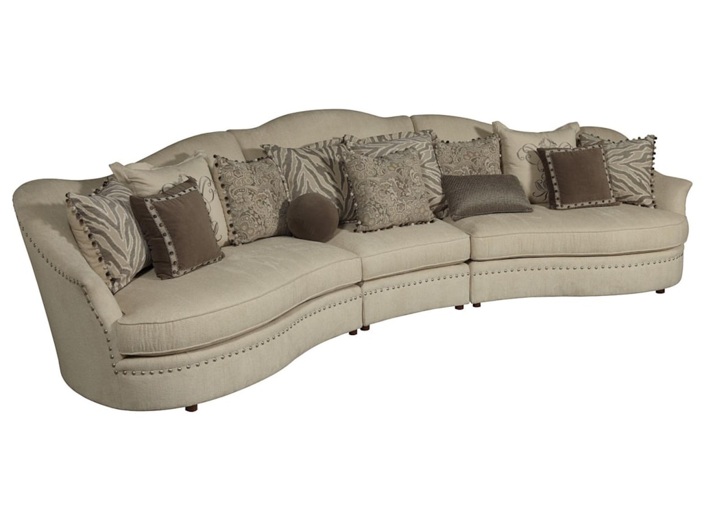 ART Furniture Inc Cotswold Amanda - Ivory 3-Piece Sectional in ART Furniture Inc Cotswold Amanda - Ivory 3-Piece Sectional in