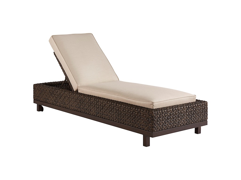 Markor Furniture Epicenters Outdoor Brentwood Wicker Chaise Lounge