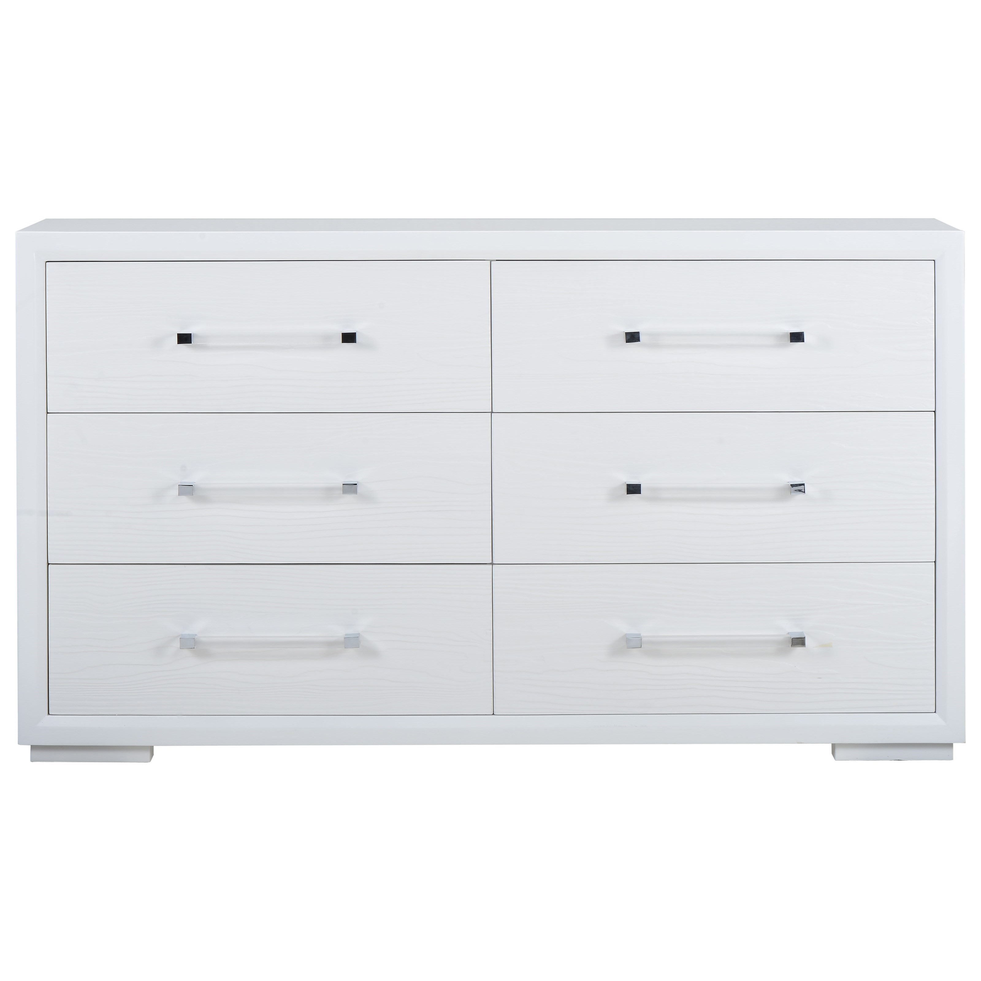 A R T Furniture Inc Epicenters 33127 Gloss White Brickell Dresser