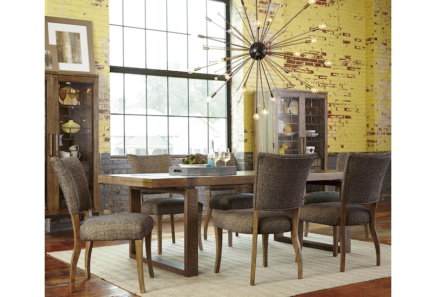 A R T Furniture Inc Epicenters 7 Piece Williamsburg Rectangular