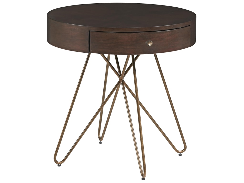 A R T Furniture Inc Epicenters Silver Lake Round End Table Stoney A R T Furniture Inc Epicenterssilver Lake Round End Table