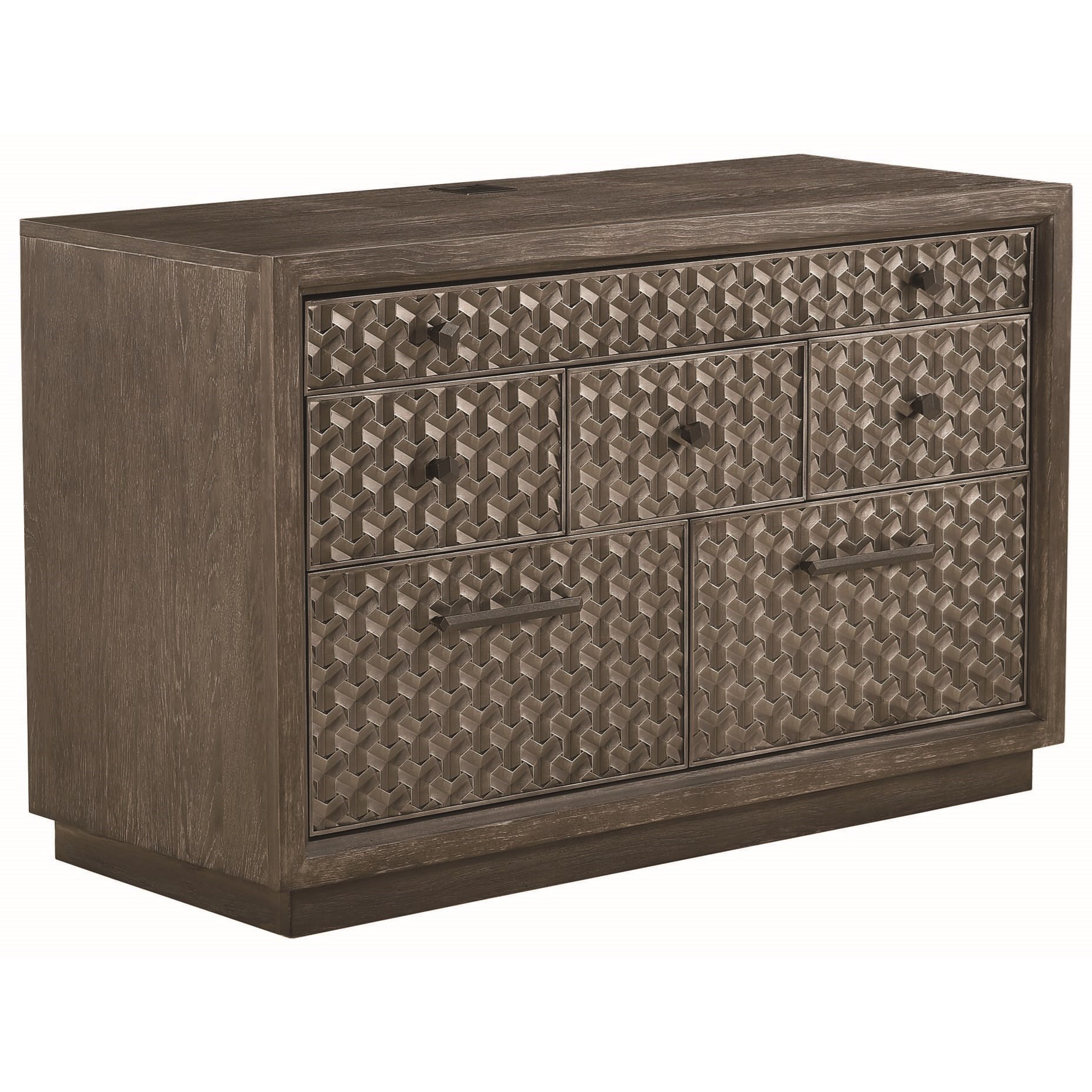 A R T Furniture Inc Geode Tourmaline File Entertainment Credenza