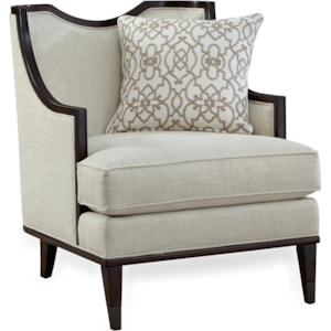 A R T Furniture Inc Harper Ivory 161523 5336aa Transitional Chair With Exposed Wood Frame Hudson S Furniture Exposed Wood Chairs