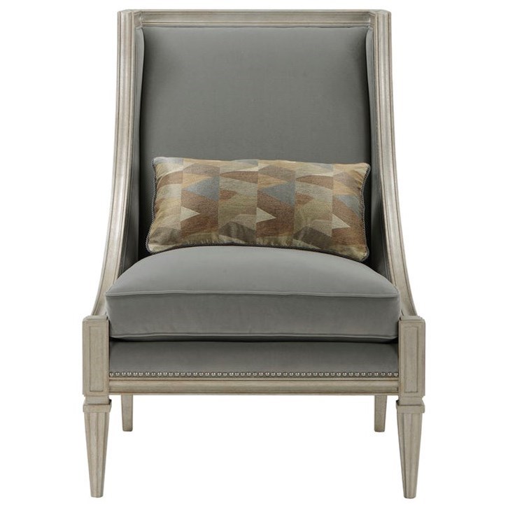 A R T Furniture Inc Morrissey Wood Frame Wing Back Curtis Chair Sheely S Furniture Appliance Exposed Wood Chairs