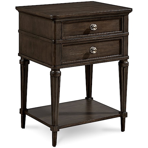 A R T Furniture Inc Morrissey Kirke Leg Nightstand With Usb A R T Furniture Inc Morrissey Kirke Leg Nightstand With Usb Charging Station