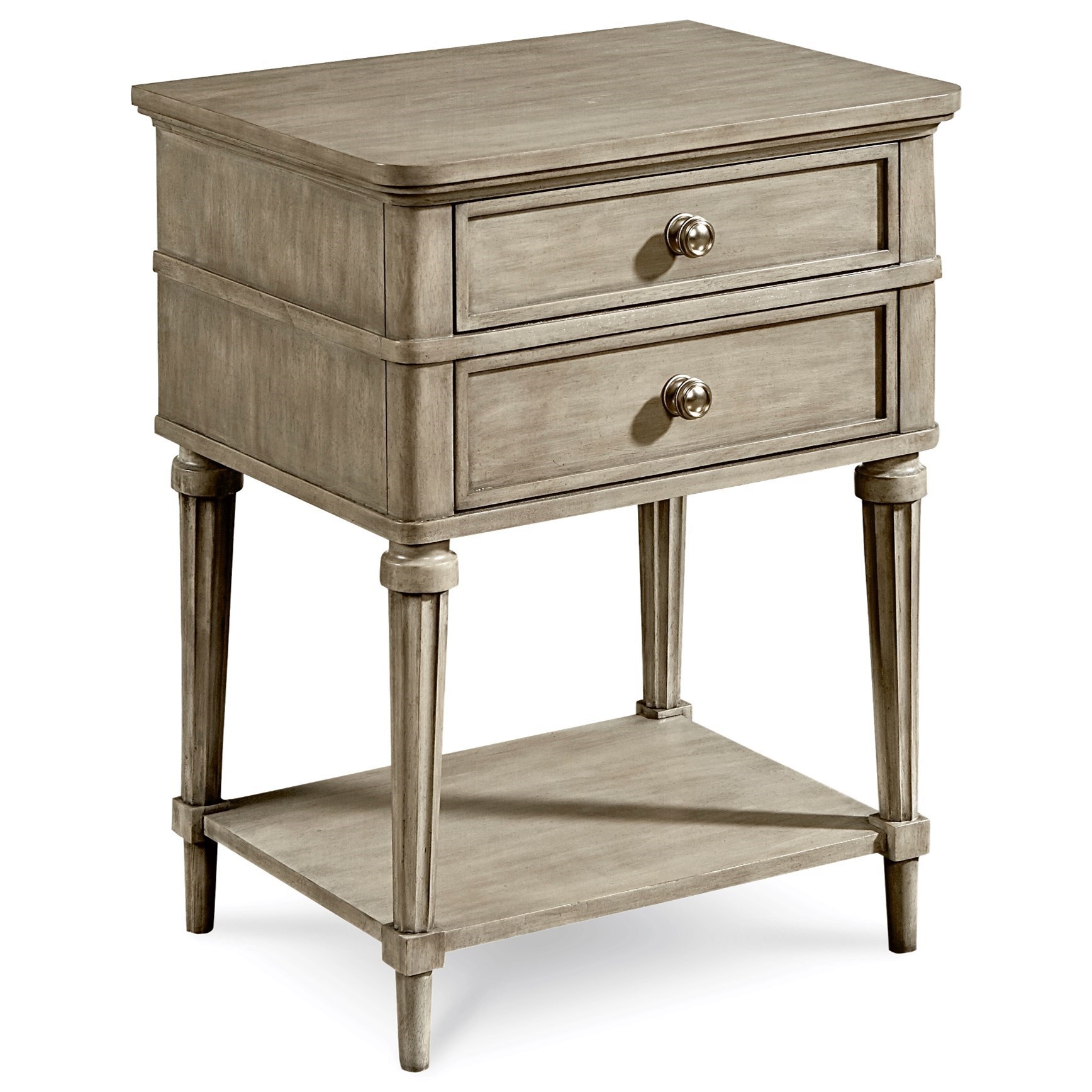 A R T Furniture Inc Morrissey Kirke Leg Nightstand With Usb Charging Station Darvin Furniture Nightstands