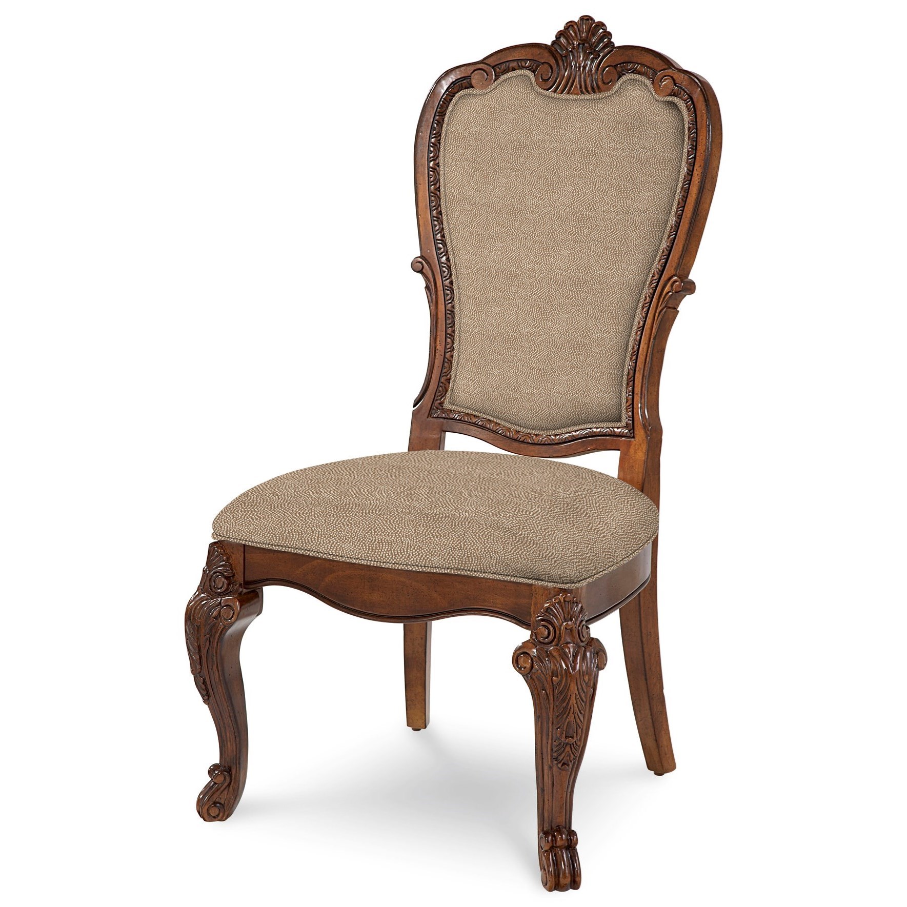 A R T Furniture Inc Annabelle Upholstered Back Side Chair Story