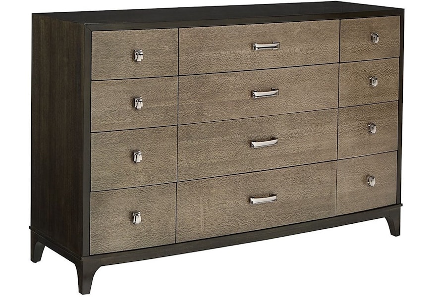 A R T Furniture Inc Prossimo Contemporary Two Toned Dresser With